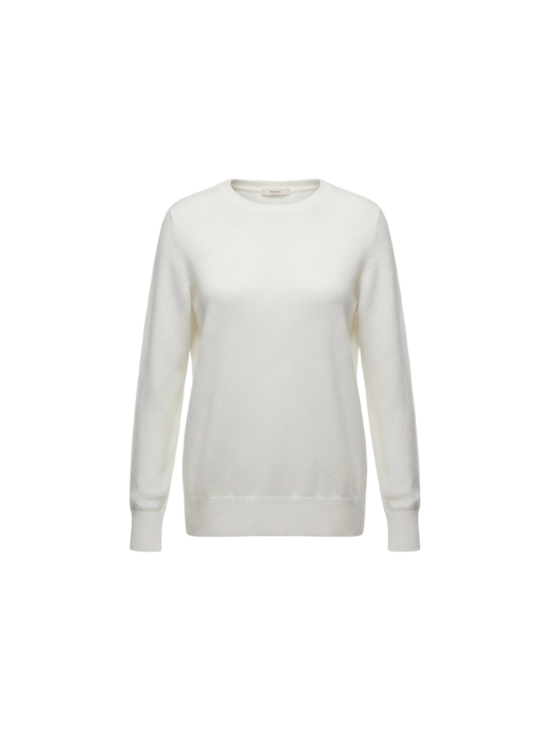 Le Chateau Sweaters - Women's Le Chateau Angora Blend Crew Neck Sweater White Size S-M Rabbit